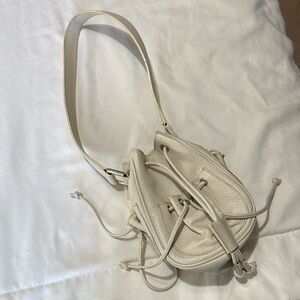 DONINI leather bucket bag